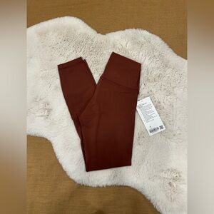 NWT Lululemon Wunder Train HR 25” in Savannah - US 4